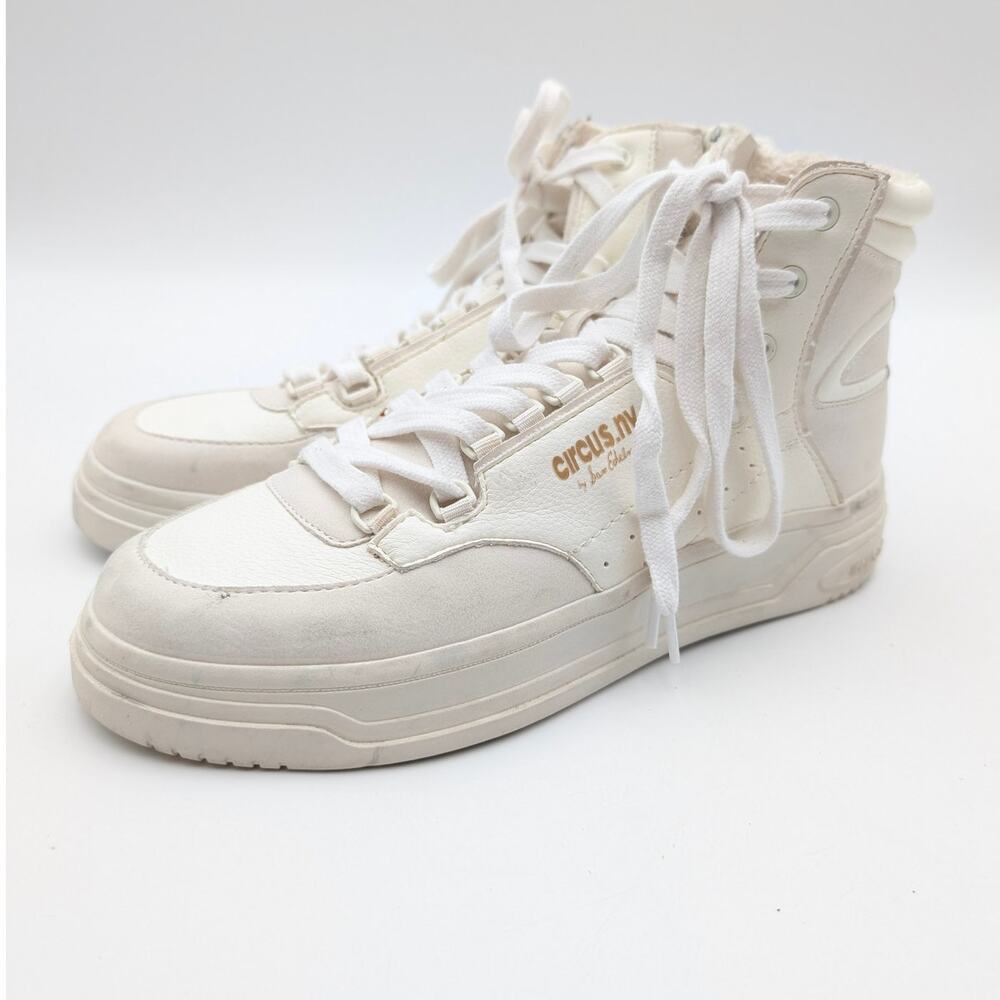 Circus by Sam Edelman Irving High Top Women's Sneaker White Size US8.5M EU39
